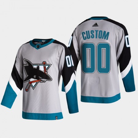 San Jose Sharks Custom 2020-21 Reverse Retro Authentic Shirt - Mannen